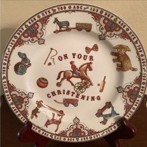 600. SPODE EDWARDIAN CHILDHOOD ON YOUR CHRISTENING PLATE